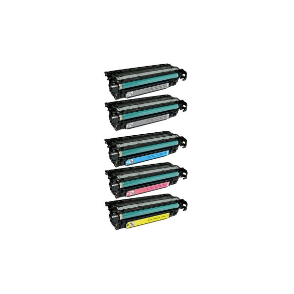 Compatible HP 507 Toner Cartridge Value Pack High Yield PLUS EXTRA BLACK Compatible HP 507 Toner Cartridge Value Pack High Yield PLUS EXTRA BLACK