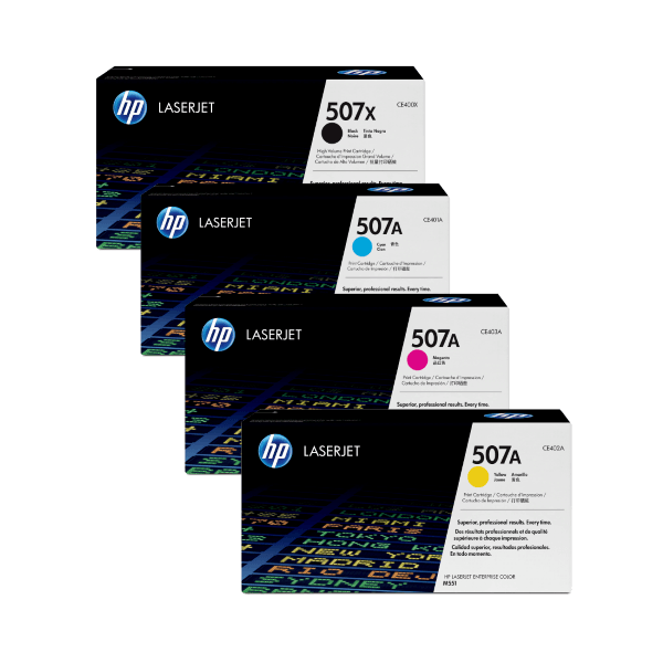 Genuine HP 507 Toner Cartridge Value Pack High Yield
