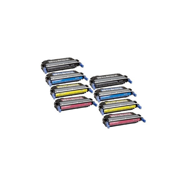 Compatible HP 643A Toner Double Value Pack