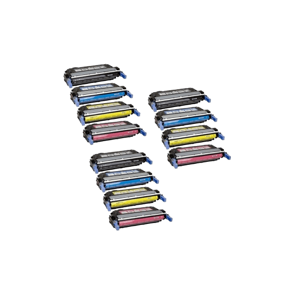 Compatible HP 643A Toner Triple Value Pack