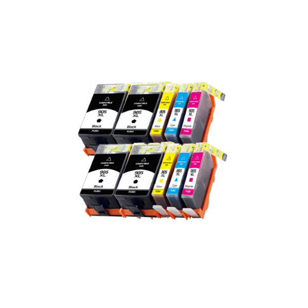 Compatible HP 905XL Ink Double Value Pack PLUS EXTRA BLACKS