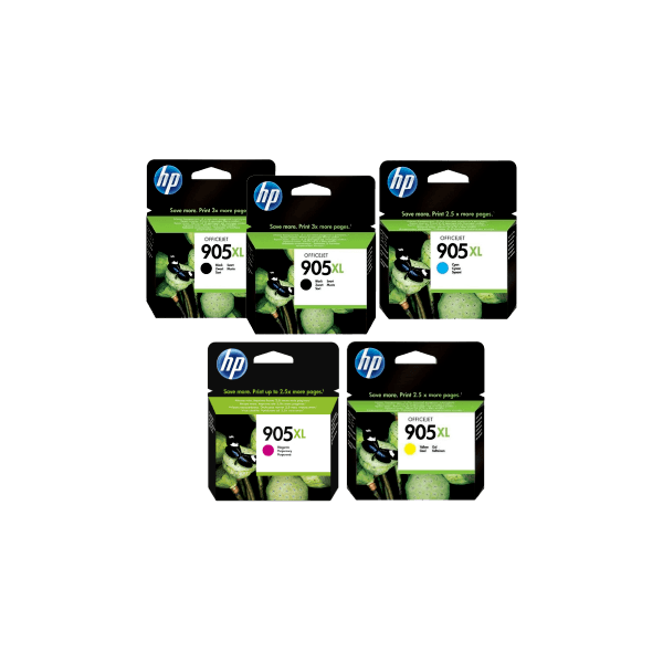 Genuine HP 905XL Ink Value Pack PLUS EXTRA BLACK