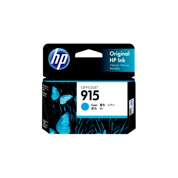 Genuine HP 915 Cyan Ink 3YM15AA