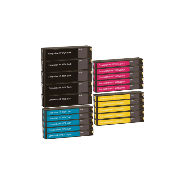 Compatible HP 975a High Yield 20 Ink Value Pack Compatible HP 975a High Yield 20 Ink Value Pack
