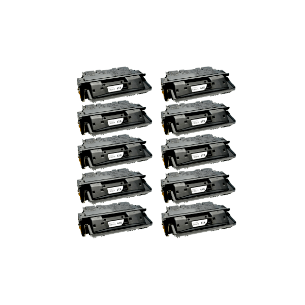 Compatible HP 61X Toner Cartridge C8061X 10 PACK
