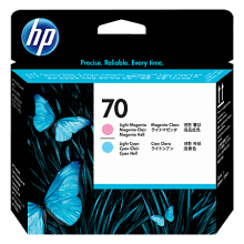 Genuine HP 70 Light Cyan & Light Magenta Printhead C9405A