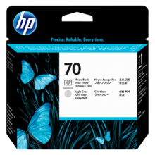 Genuine HP 70 Photo Black & Light Grey Printhead C9407A