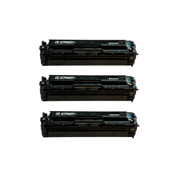 Compatible HP 304A Black Toner Cartridge CC530A 3 PACK Compatible HP 304A Black Toner Cartridge CC530A 3 PACK