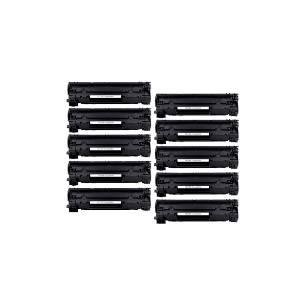 Compatible HP 78A Toner Cartridge CE278A 10 PACK Compatible HP 78A Toner Cartridge CE278A 10 PACK