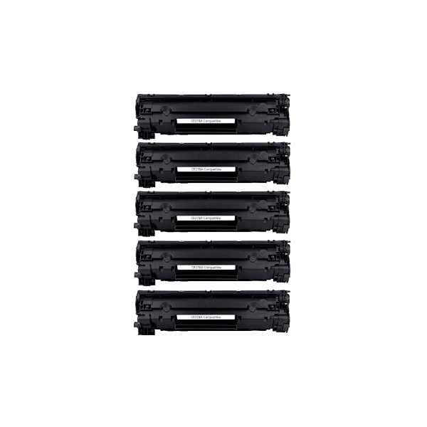 Compatible HP 78A Toner Cartridge CE278A 5 PACK Compatible HP 78A Toner Cartridge CE278A 5 PACK