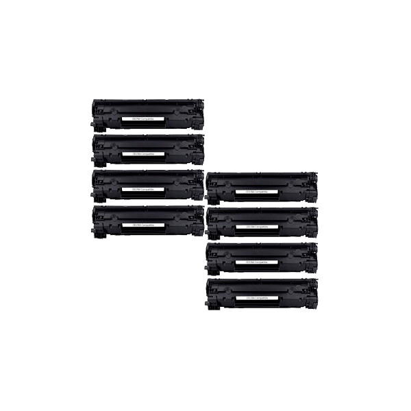 Compatible HP 78A Toner Cartridge CE278A 8 PACK Compatible HP 78A Toner Cartridge CE278A 8 PACK