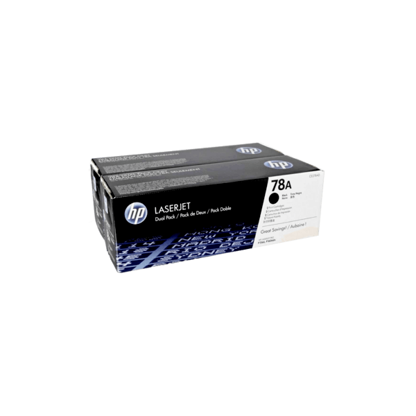 Genuine HP 78AD Toner TWIN PACK CE278AD Genuine HP 78AD Toner TWIN PACK CE278AD
