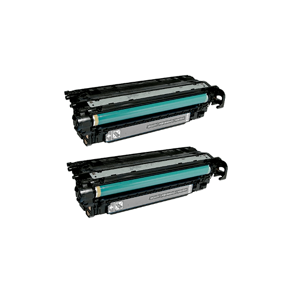 Compatible HP 507X Black Toner Cartridge High Yield CE400X 2 PACK Compatible HP 507X Black Toner Cartridge High Yield CE400X 2 PACK