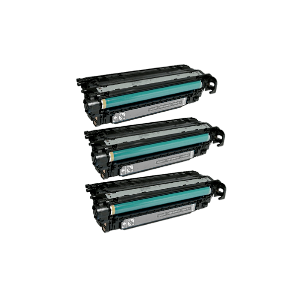 Compatible HP 507X Black Toner Cartridge High Yield CE400X 3 PACK Compatible HP 507X Black Toner Cartridge High Yield CE400X 3 PACK