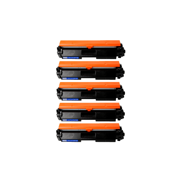 Compatible HP 30X Toner Cartridge High Yield CF230X 5 PACK Compatible HP 30X Toner Cartridge High Yield CF230X 5 PACK