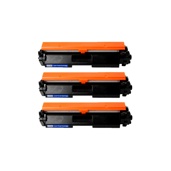 Compatible HP 30X Toner Cartridge High Yield CF230X 3 PACK Compatible HP 30X Toner Cartridge High Yield CF230X 3 PACK