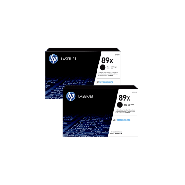 Genuine HP 89X High Yield Toner CF289X 2 PACK
