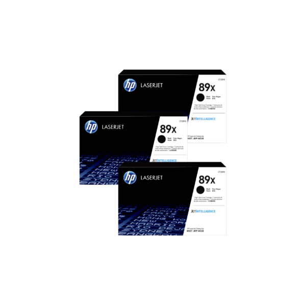 Genuine HP 89X High Yield Toner CF289X 3 PACK