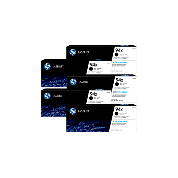 Genuine HP 94X Toner High Yield CF294X 5 PACK