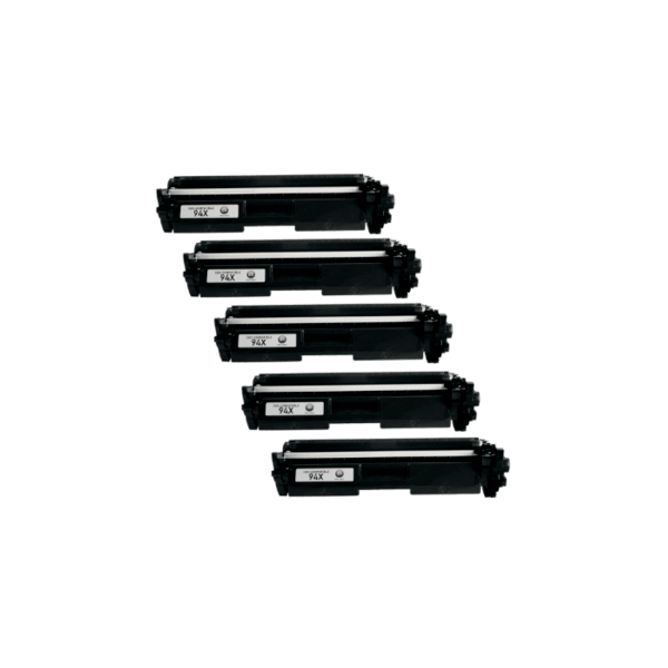 Compatible HP 94X Toner High Yield 5 PACK CF294X