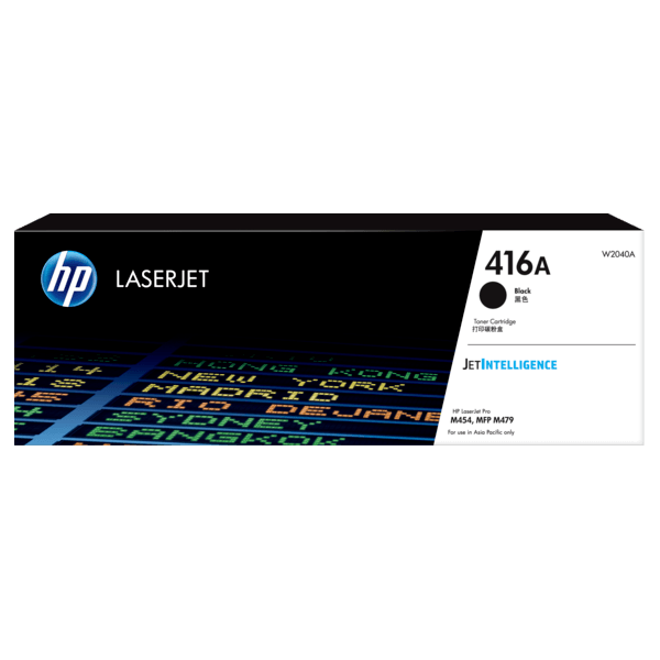 Genuine HP 416A Black Toner W2040A