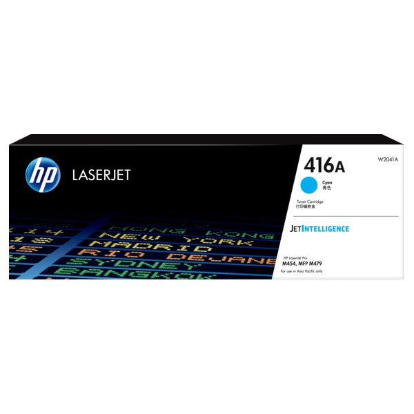 Genuine HP 416A Cyan Toner W2041A