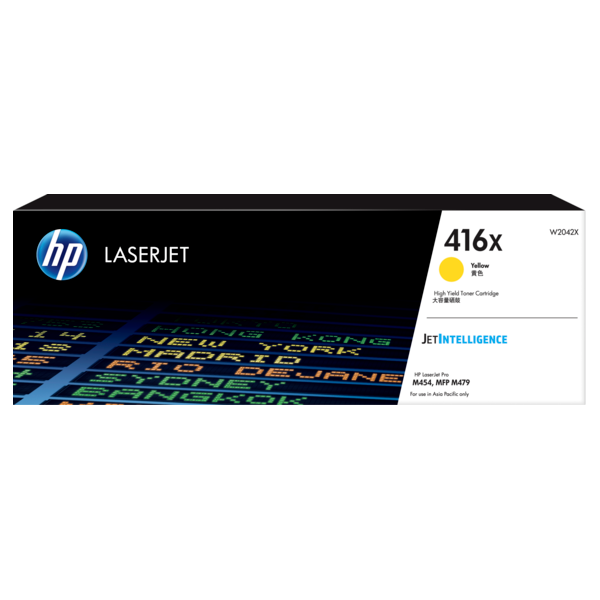 Genuine HP 416X Yellow Toner High Yield W2042X