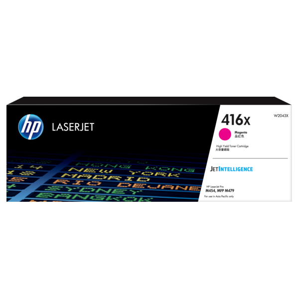 Genuine HP 416X Magenta Toner High Yield W2043X