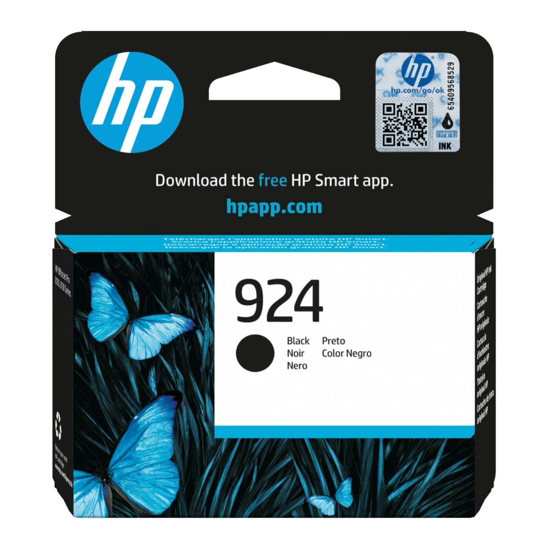Genuine HP 924 Black Ink Cartridge 4K0U6NA