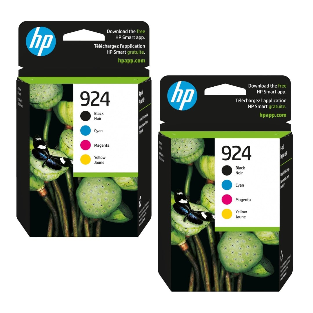 Genuine HP 924 Ink Cartridge Double Combo Value Pack