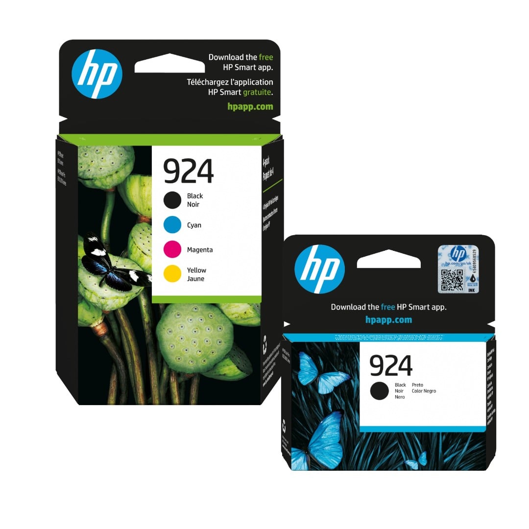 Genuine HP 924 Ink Cartridge Combo Value Pack PLUS EXTRA BLACK