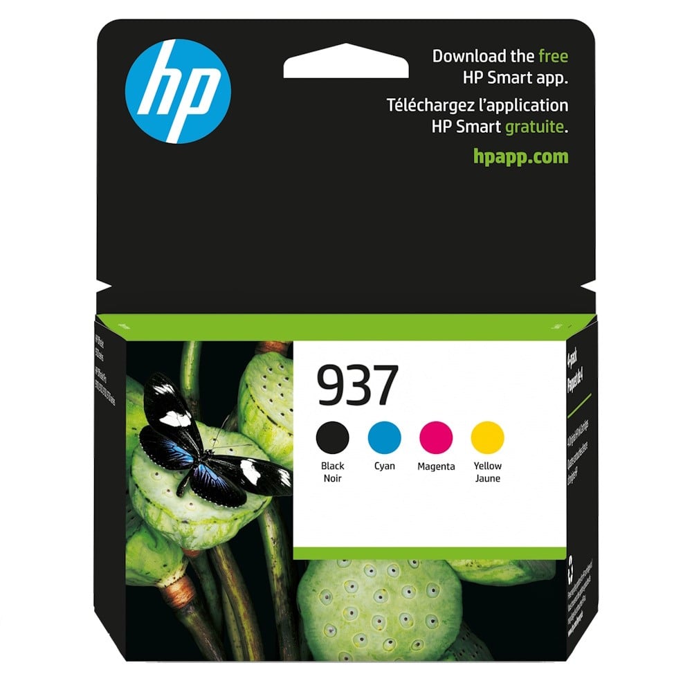 Genuine HP 937 Ink Cartridge Combo Value Pack 6C3Z9NA