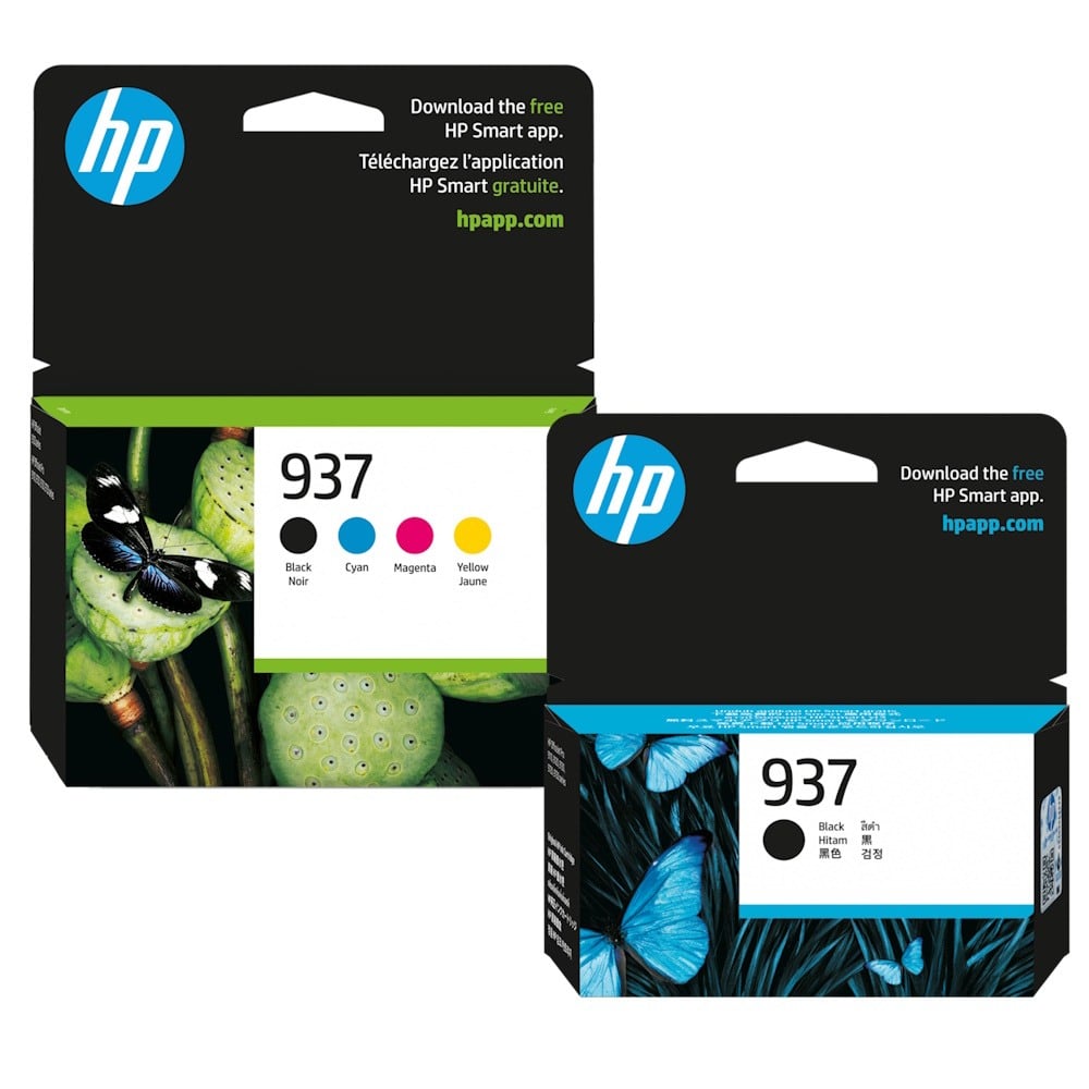 Genuine HP 937 Ink Cartridge Combo Value Pack PLUS EXTRA BLACK