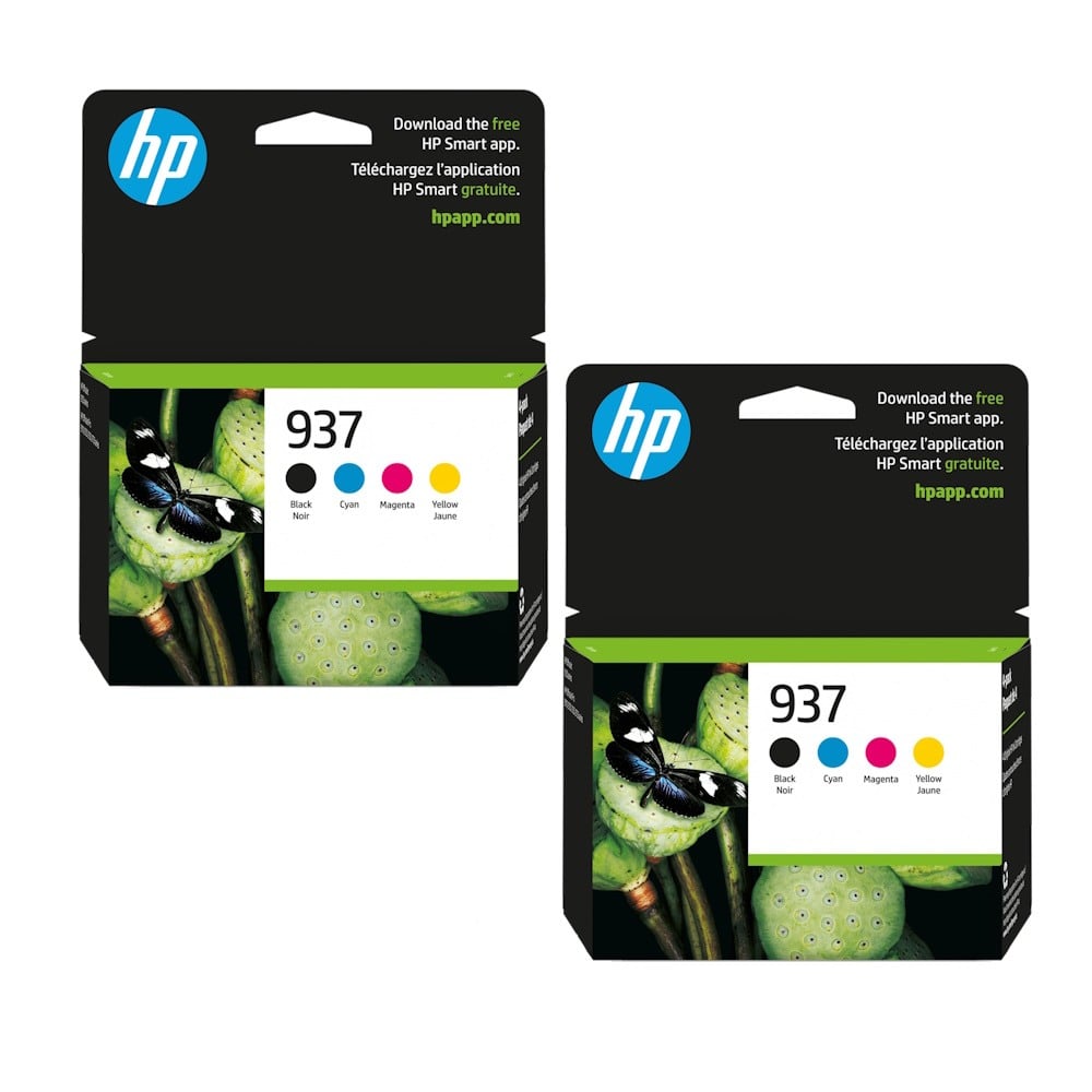 Genuine HP 937 Ink Cartridge Double Combo Value Pack 6C3Z9NA x 2