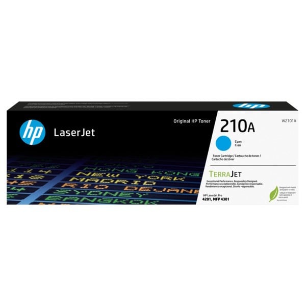 Genuine HP 210A Cyan Toner W2101A