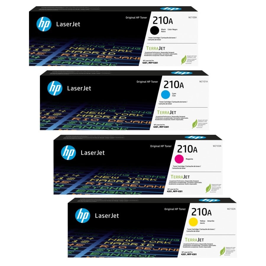 Genuine HP 210A Toner Combo Value Pack