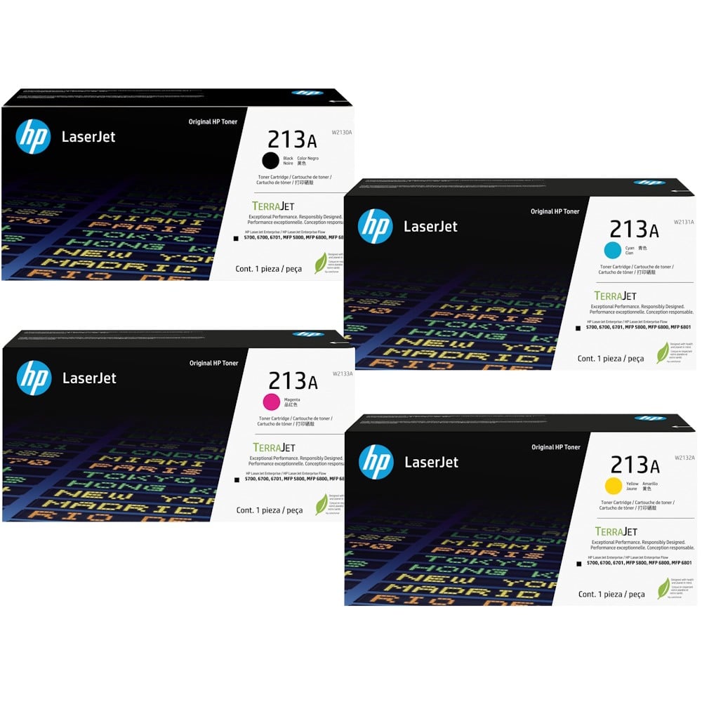 Genuine HP 213A Toner Combo Value Pack