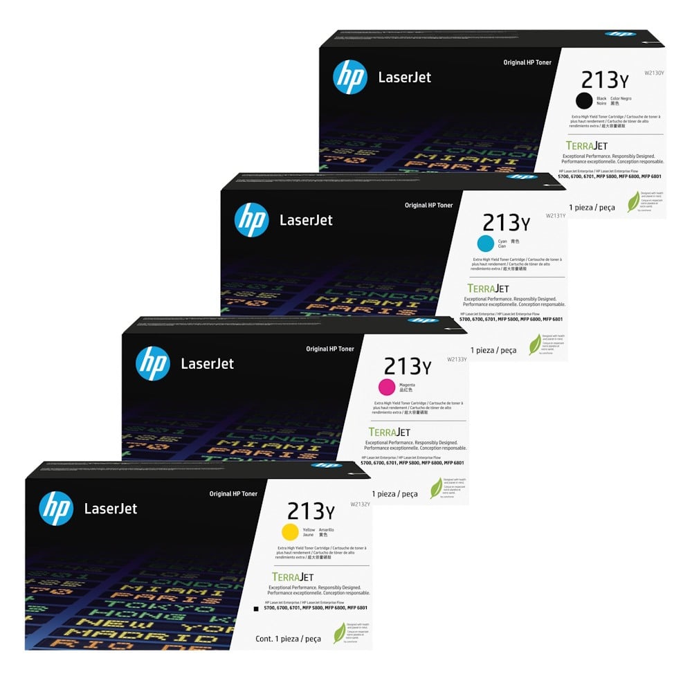 Genuine HP 213Y Extra High Yield Toner Combo Value Pack