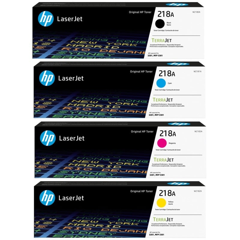 Genuine HP 218A Toner Combo Value Pack