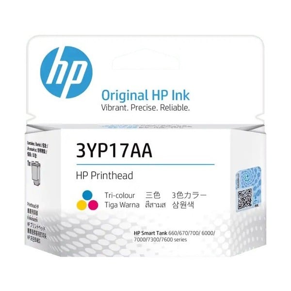 Genuine HP 3YP17A Tri-color Replacement GT Printhead 3YP17AA