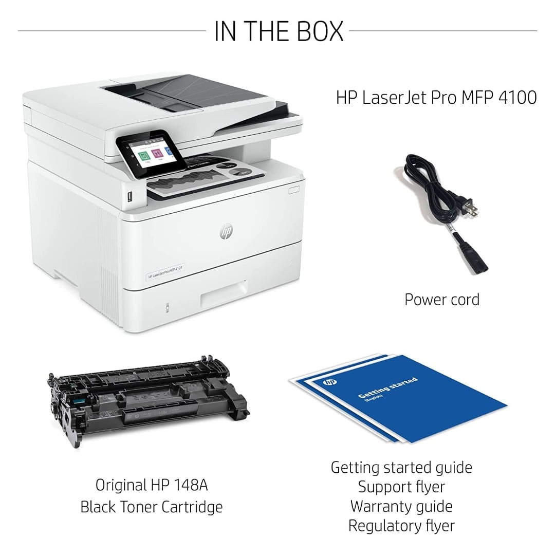 HP LaserJet Pro MFP 4101fdn Mono Multifunction Laser Printer 2Z618F