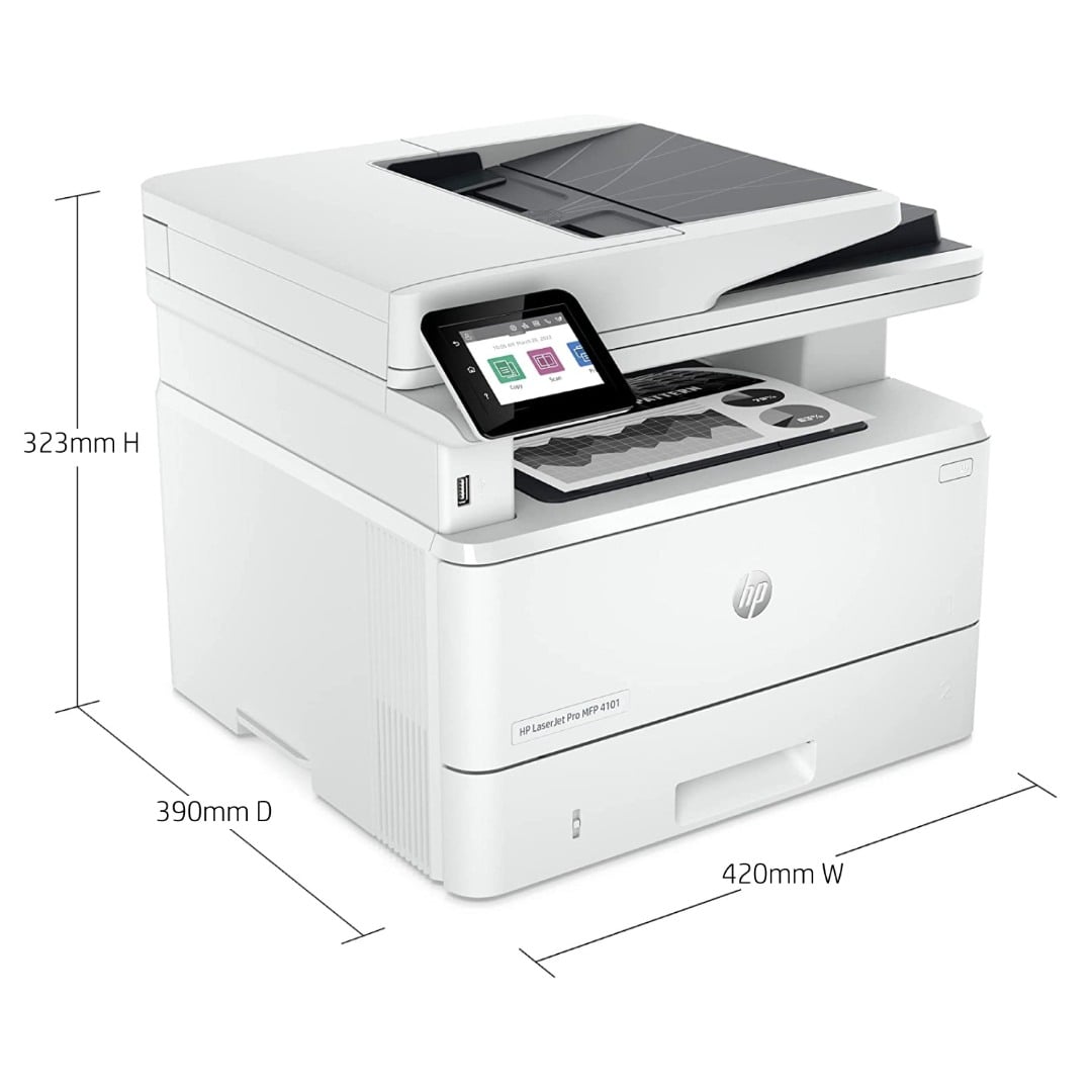 HP LaserJet Pro MFP 4101fdn Mono Multifunction Laser Printer 2Z618F