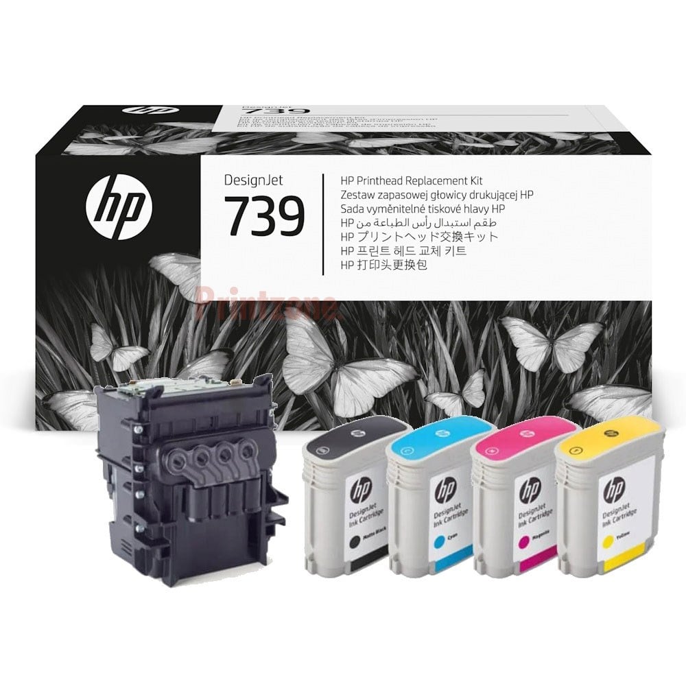 Genuine HP 739 498N0A Designjet Printhead (includes set of inks)