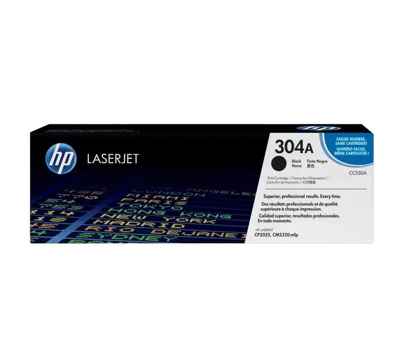 Genuine HP 304A Black Toner Cartridge CC530A Genuine HP 304A Black Toner Cartridge CC530A