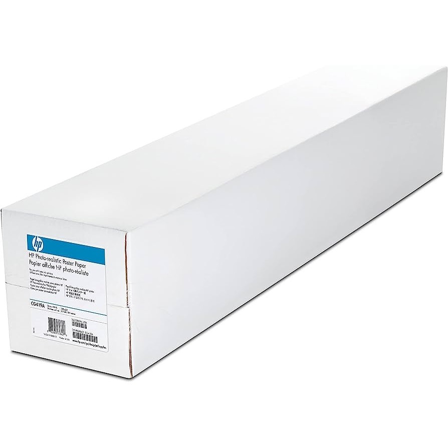 HP Photo-Realistic Poster Paper 216gsm A0 CG419A - 914mm x 61m (36in) HP Photo-Realistic Poster Paper 216gsm A0 CG419A - 914mm x 61m (36in)