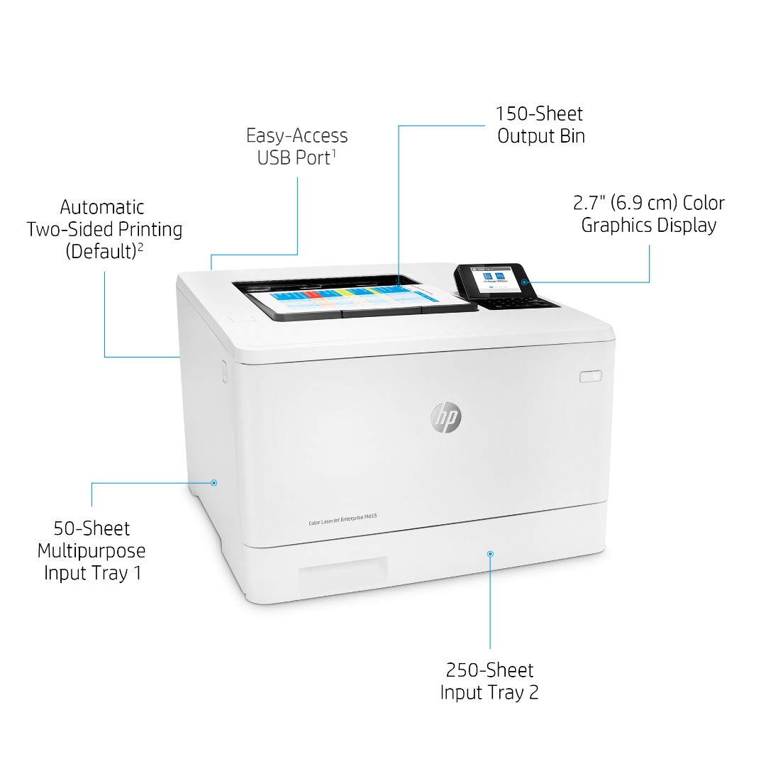 HP Colour LaserJet Enterprise M455dn Colour Laser Printer 3PZ95A