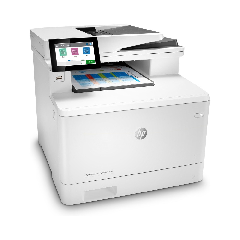 HP Colour LaserJet Enterprise MFP M480f Colour Multifunction Laser Printer 3QA55A
