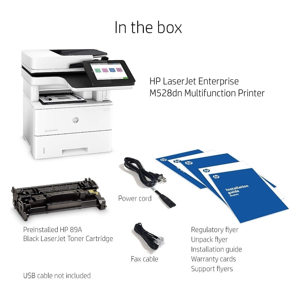HP LaserJet Enterprise MFP M528dn  Mono Multifunction Laser Printer 1PV64A