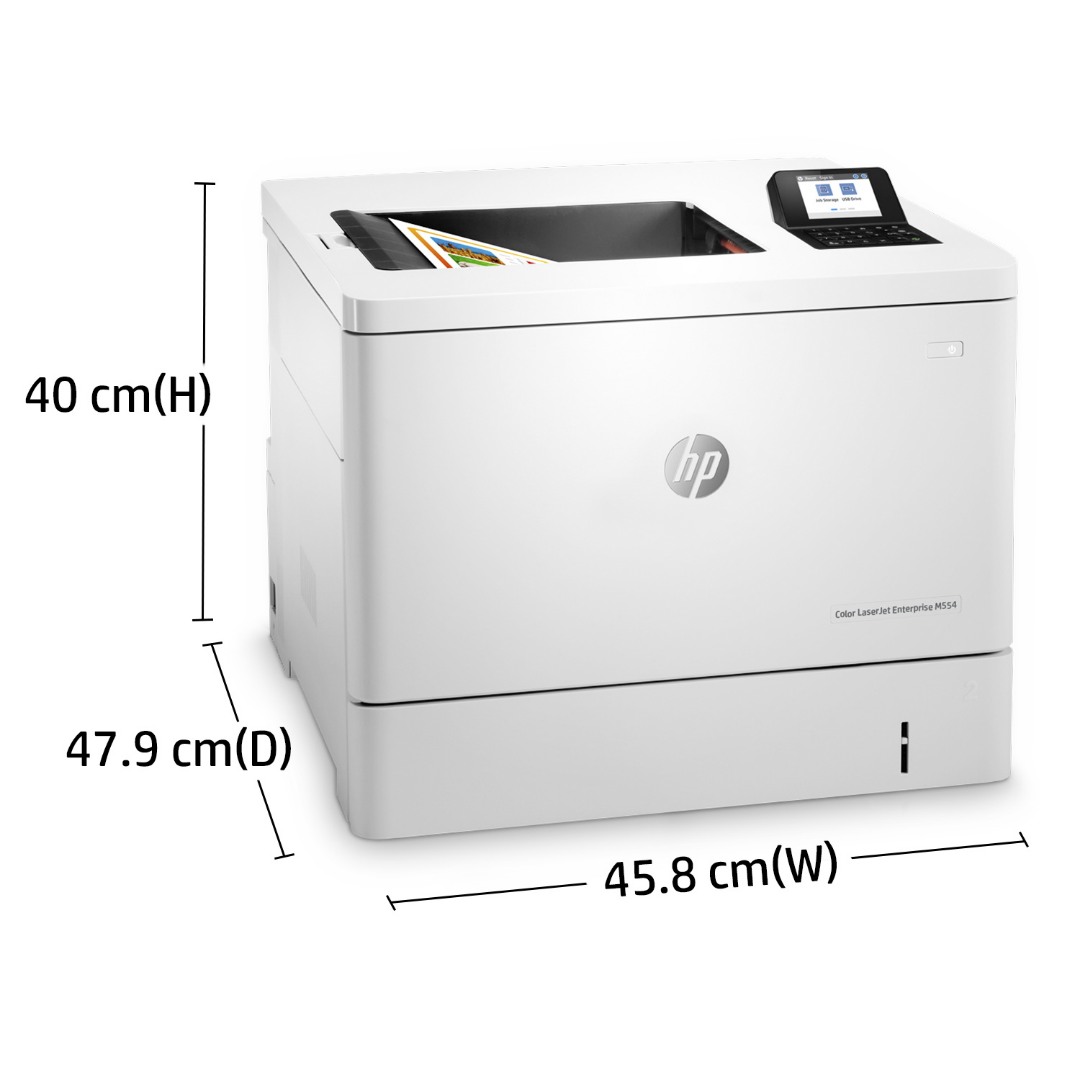 HP Colour LaserJet Enterprise M554dn Printer 7ZU81A