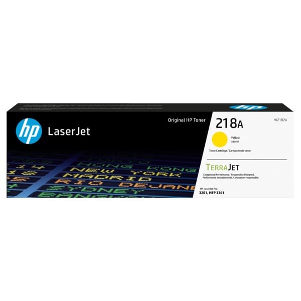Genuine HP 218A Yellow Toner W2182A